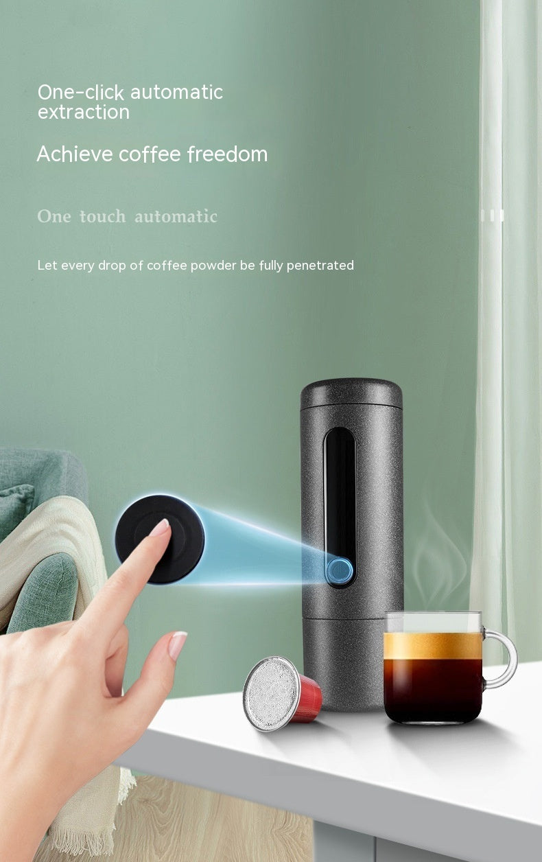 Portable Coffee Machine Mini Capsule Ground Coffee Dual-use