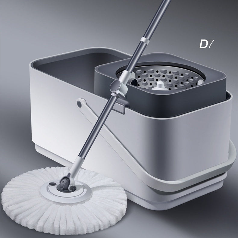 Hand Washing Free Mop Household Rotating Barrel