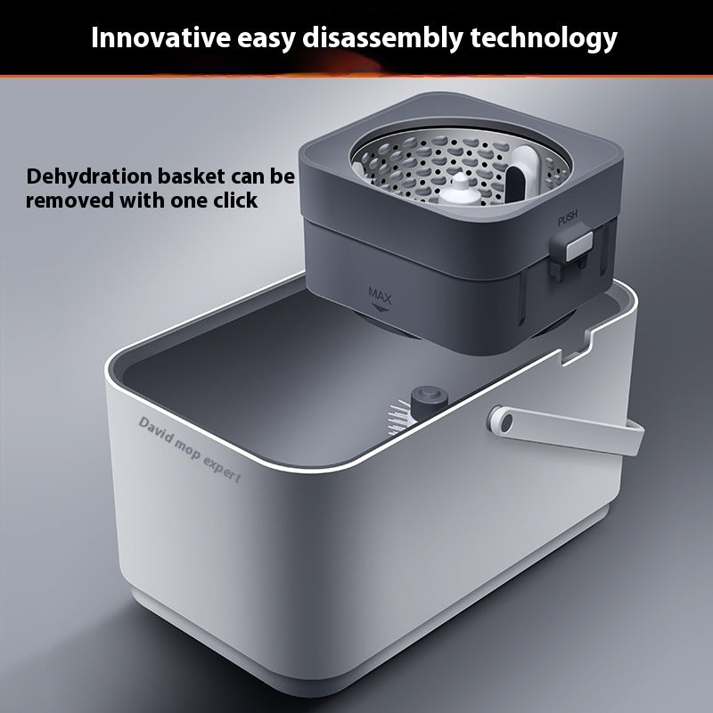 Hand Washing Free Mop Household Rotating Barrel