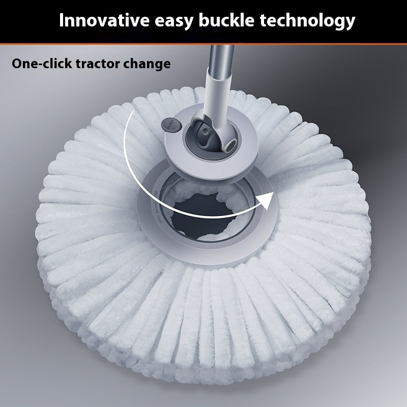 Hand Washing Free Mop Household Rotating Barrel